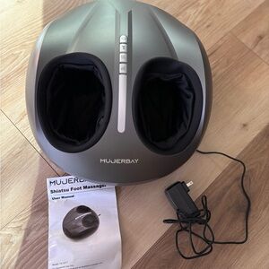 Mujerbay Shiatsu Foot Massager - Metallic Gray